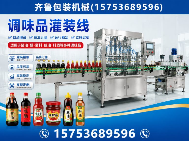 奎文区调味品灌装线展示图